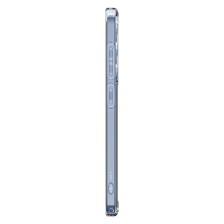 Samsung Galaxy S25 5G μέσα στη Spigen Ultra Hybrid - Crystal Clear – πλαϊνή όψη