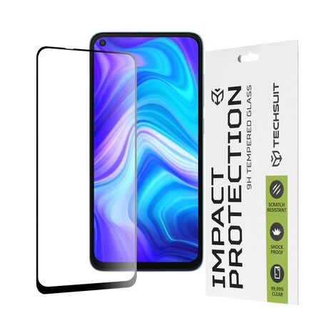 Techsuit Tempered Glass Full Cover για Xiaomi Redmi Note 9 – Ανθεκτική προστασία